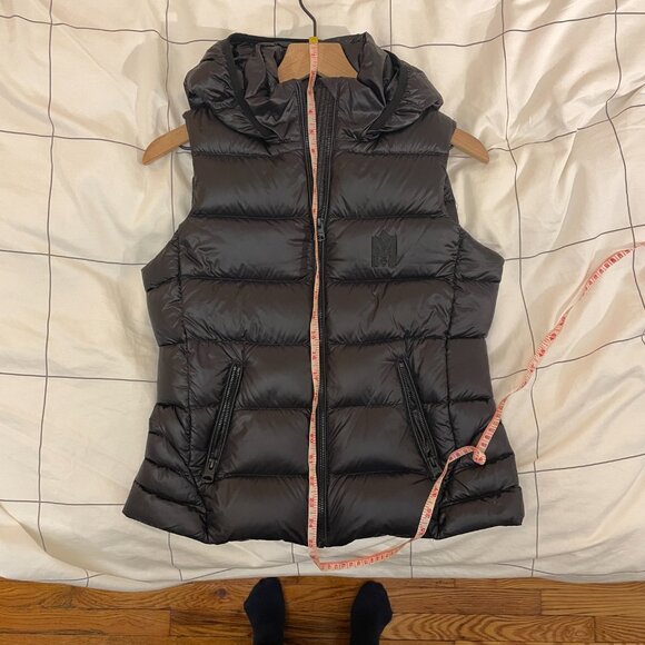 Mackage Cleo Cleo Light Down Vest Coat in Black women 4/6 kid 14 year old - Picture 8 of 9
